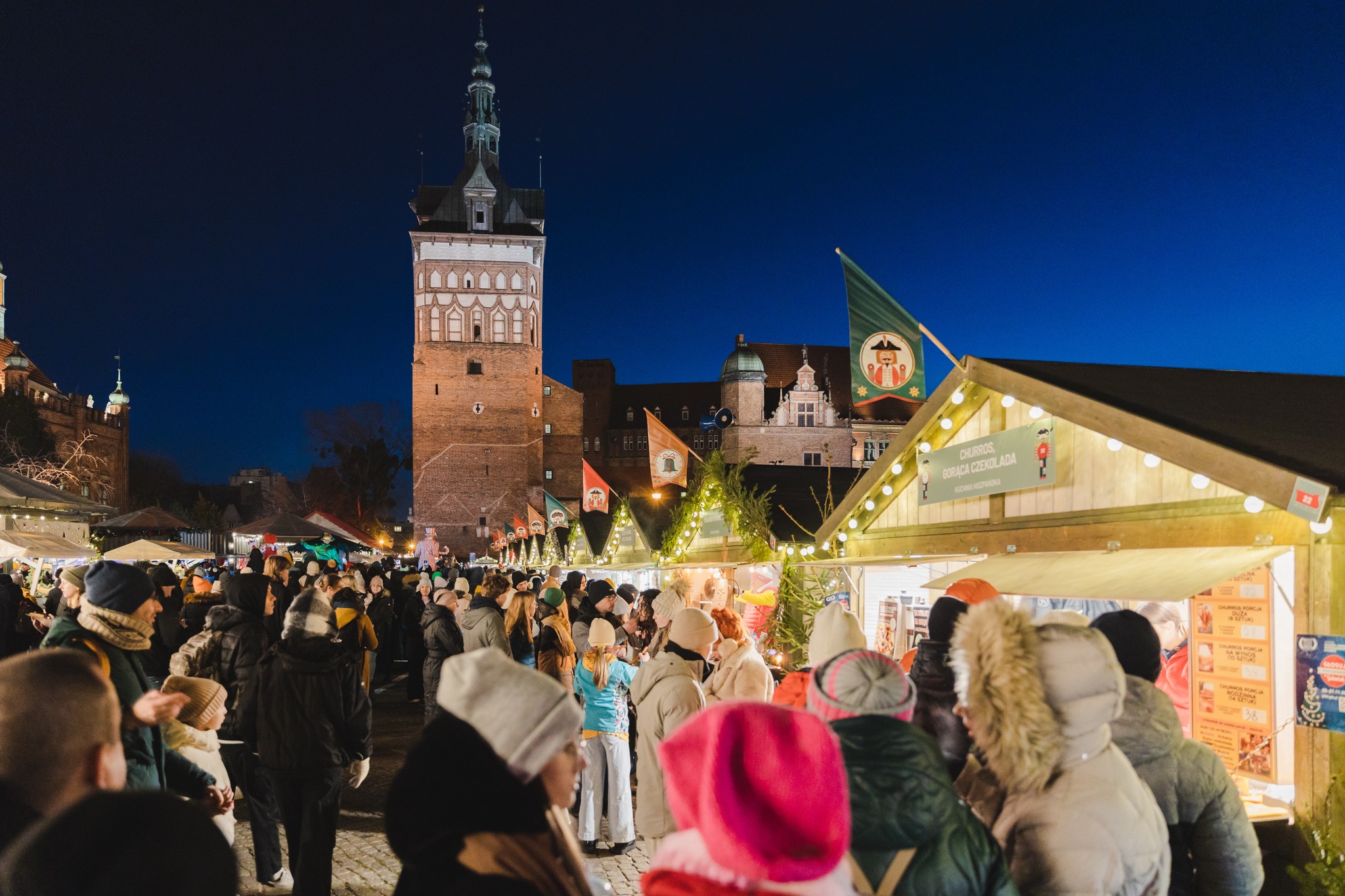 Gdańsk, Targ Węglowy. Ceremonia otwarcia Jarmarku Bożonarodzeniowego