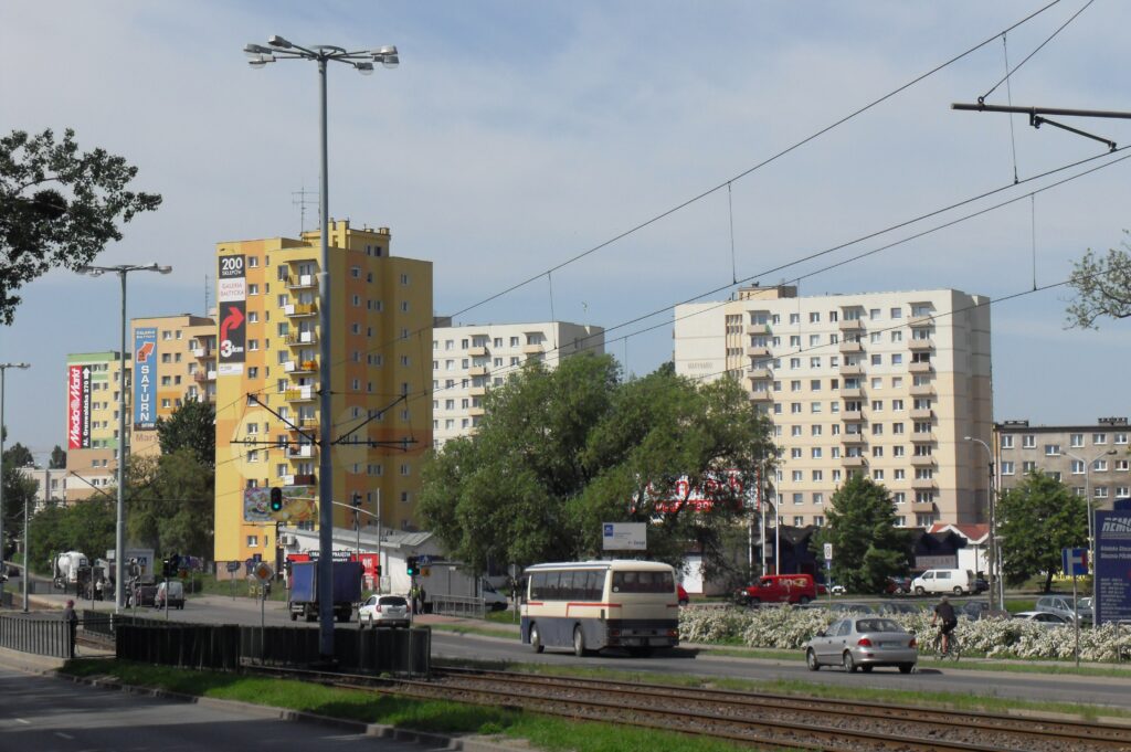 Osiedle Zielony Trojkat w dzielnicy Mlyniska w Gdansku