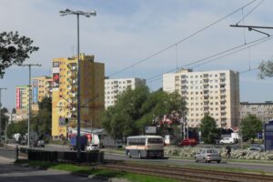 Osiedle Zielony Trojkat w dzielnicy Mlyniska w Gdansku