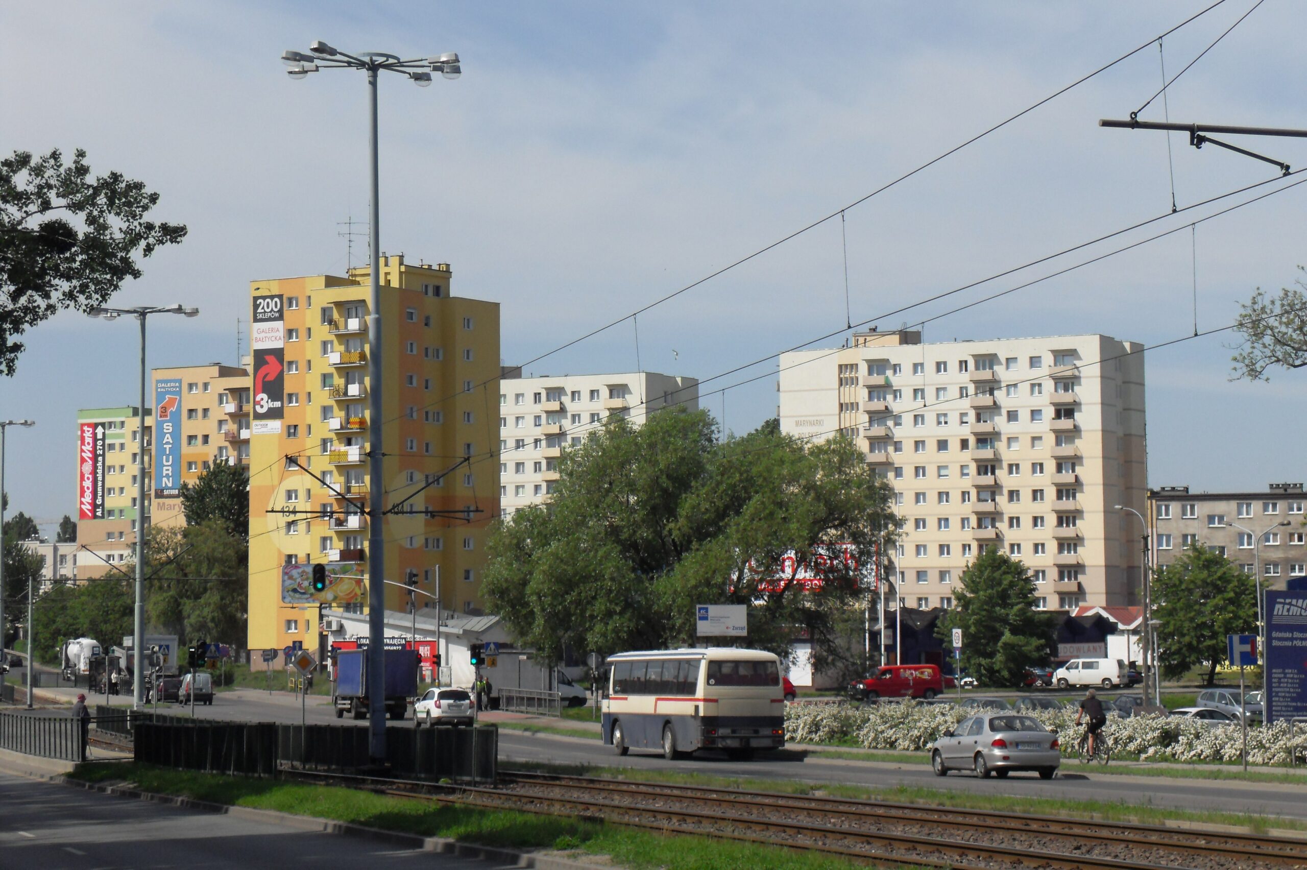 Osiedle Zielony Trojkat w dzielnicy Mlyniska w Gdansku