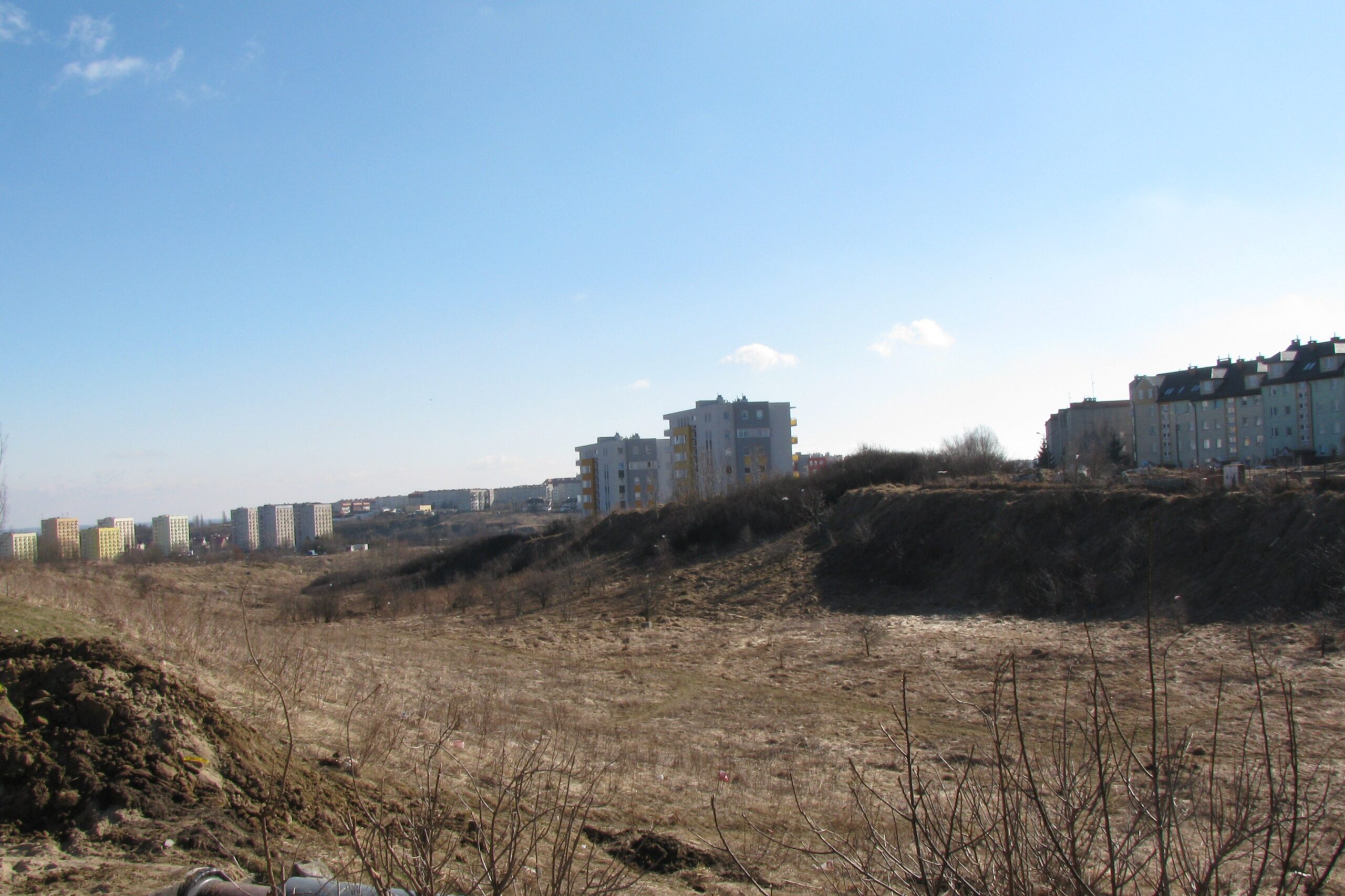 Widok na jar w dzielnicy Chelm w Gdansku