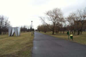 Park im. Jana Pawla II w dzielnicy Zaspa-Rozstaje w Gdansku
