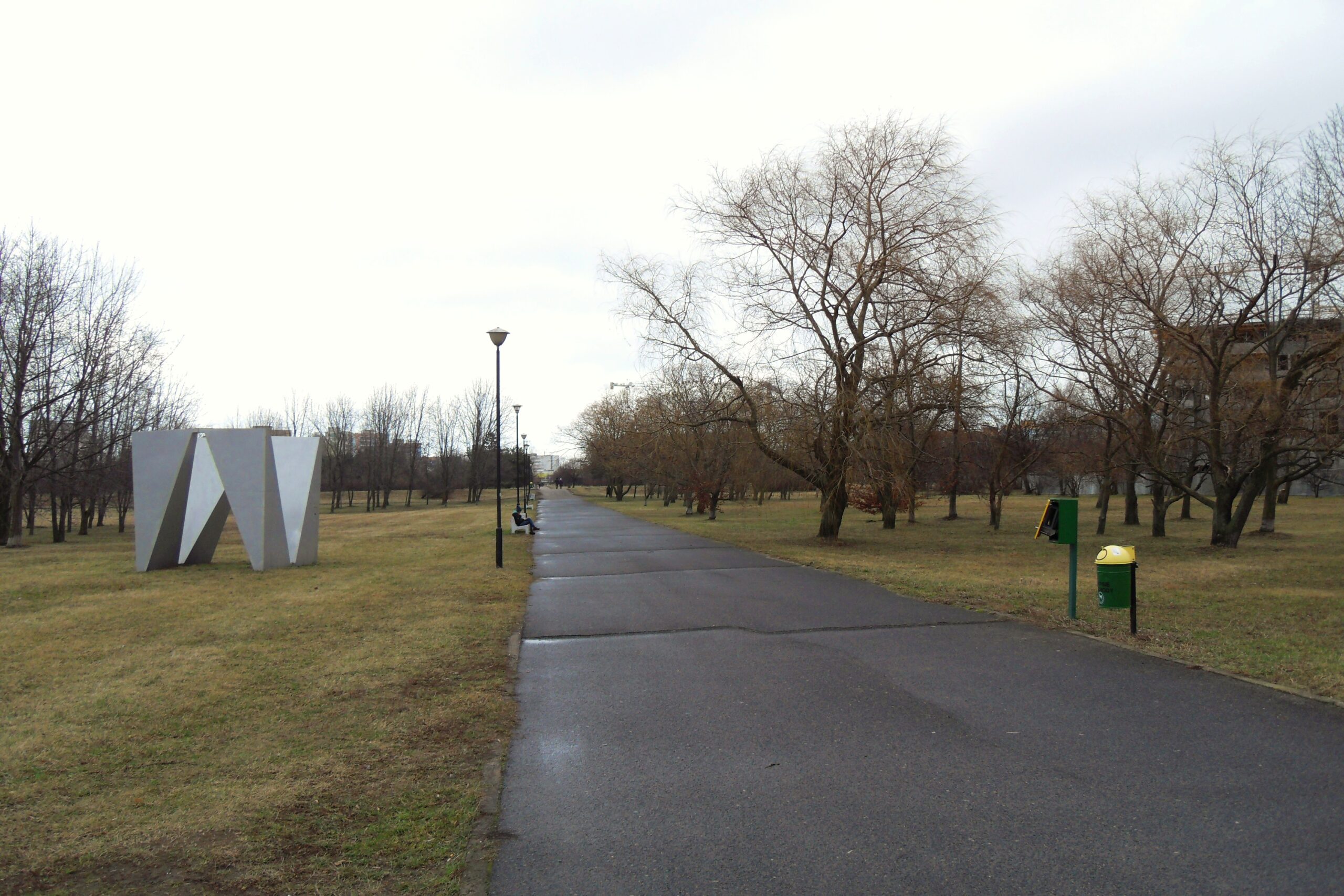Park im. Jana Pawla II w dzielnicy Zaspa-Rozstaje w Gdansku