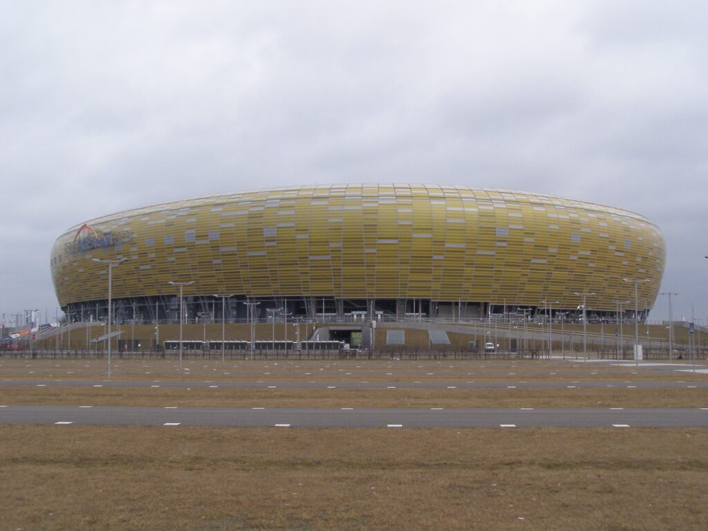 PGE Arena w dzielnicy Letnica w Gdansku