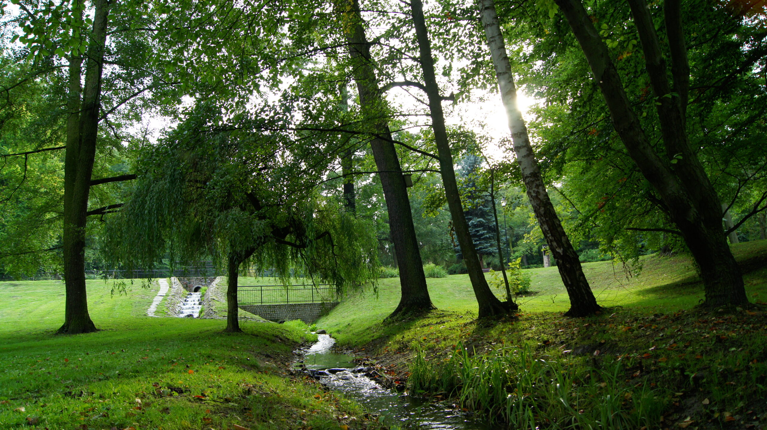 Park Orunski w dzielnicy Orunia w Gdansku