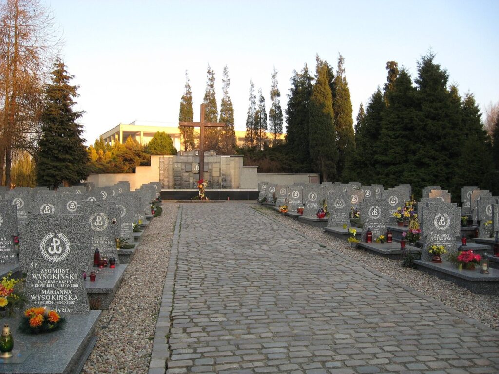Kwatera na Cmentarzu Łostowickim w Gdańsku